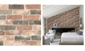 Brewster Home Fashions Reclaimed Bricks Wallpaper - 396" x 20.5" x 0.025"